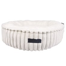 Donut Velour Corduroy Reversible Cat Bed
